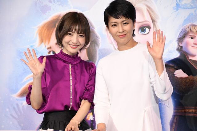 松たか子＆神田沙也加、鐘を鳴らして大ヒット祝い！『アナと雪の女王2』大ヒット記念イベント（18枚目）