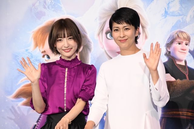 松たか子＆神田沙也加、鐘を鳴らして大ヒット祝い！『アナと雪の女王2』大ヒット記念イベント（19枚目）