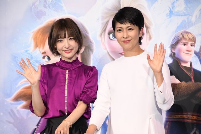 松たか子＆神田沙也加、鐘を鳴らして大ヒット祝い！『アナと雪の女王2』大ヒット記念イベント（20枚目）