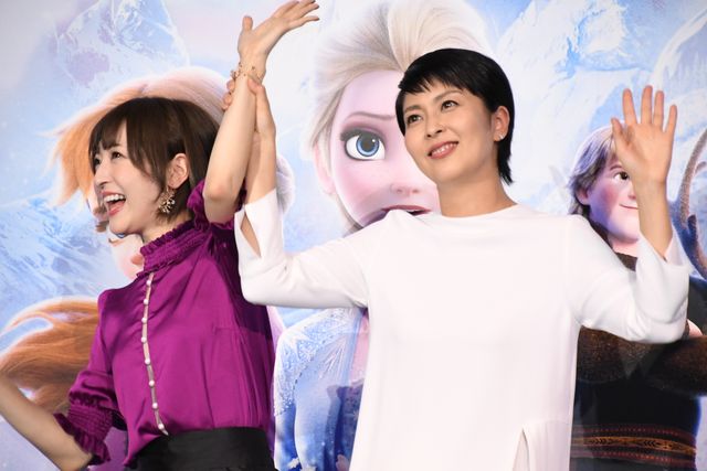 松たか子＆神田沙也加、鐘を鳴らして大ヒット祝い！『アナと雪の女王2』大ヒット記念イベント（21枚目）