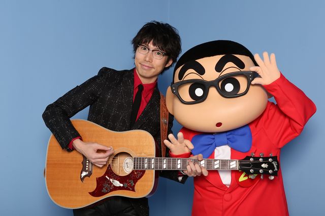 しんちゃん、ギターを弾く　高橋優×『映画クレヨンしんちゃん』フォトギャラリー（2枚目）