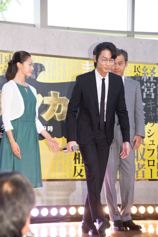 綾野剛、渡部篤郎、沢尻エリカら「ハゲタカ」制作発表会見（8枚目）