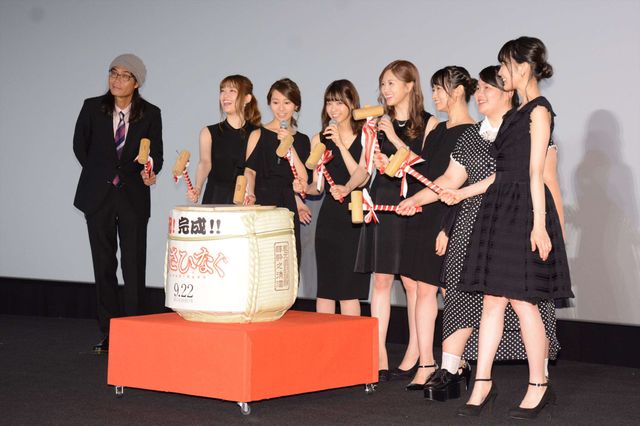 シックな衣装で乃木坂メンバーが登場！映画『あさひなぐ』完成披露イベント（10枚目）
