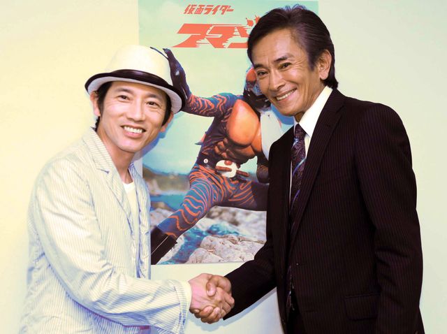 仮面ライダーシリーズ第4作目「仮面ライダーアマゾン」岡崎徹＆松田洋治が再会！「仮面ライダーアマゾン Blu-ray BOX」特典収録フォトギャラリー（6枚目）
