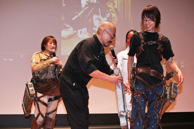 武田梨奈が「進撃の巨人」衣装で登場！「進撃の西村喜廣　特殊造型講義」フォトギャラリー（6枚目）