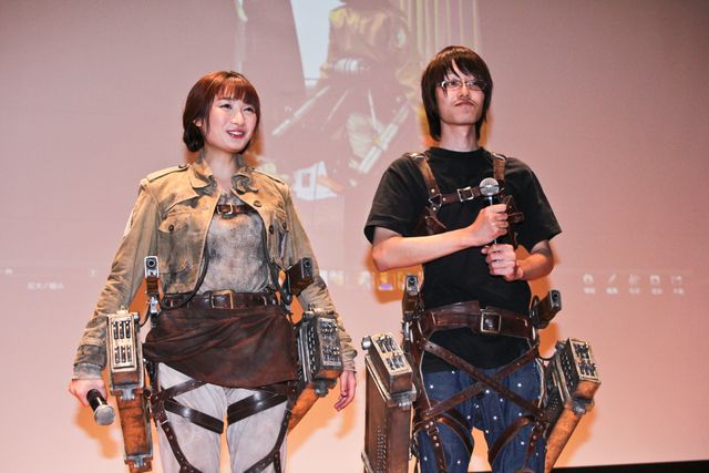 武田梨奈が「進撃の巨人」衣装で登場！「進撃の西村喜廣　特殊造型講義」フォトギャラリー（8枚目）