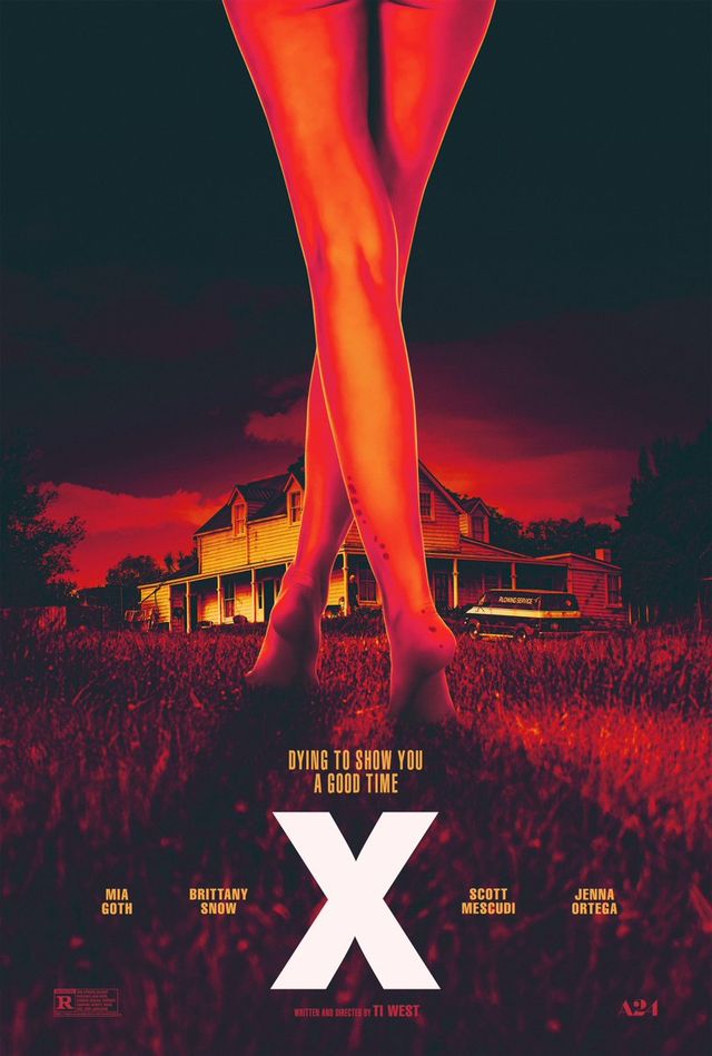 カップルたちが訪れた家には… - 映画『X エックス』海外版ポスター