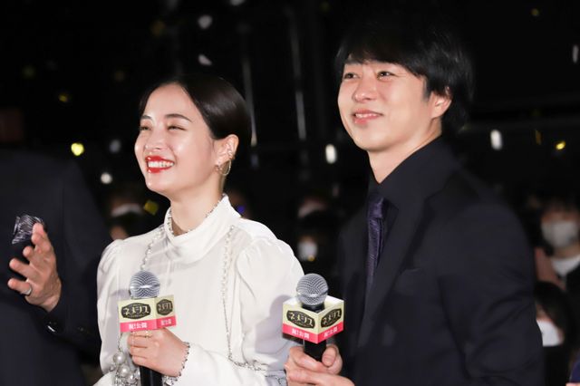 広瀬すず、櫻井翔、江口洋介、佐藤浩市が登場！『映画　ネメシス　黄金螺旋の謎』初日舞台あいさつ（2枚目）