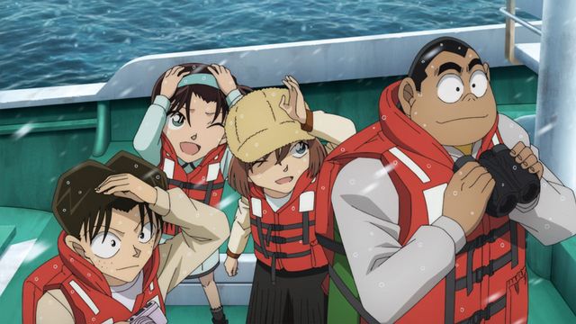 阿笠博士の涙！『名探偵コナン 黒鉄の魚影（くろがねのサブマリン）』場面カット（5枚目）