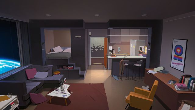 映画『マーズ・エクスプレス』場面写真＆背景美術カット（3枚目）