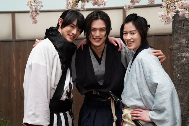 仮面ライダー先輩＆後輩が再会！「君とゆきて咲く」前田拳太郎x奥智哉x簡秀吉3Sビジュアル：フォトギャラリー