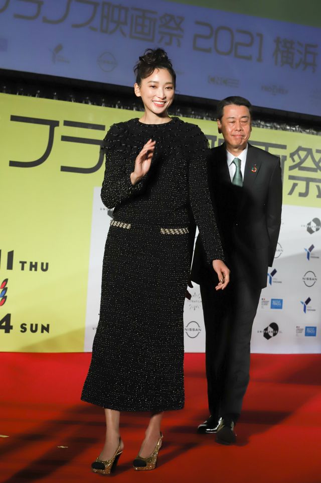 杏がクール＆エレガントに登場！「フランス映画祭2021 横浜」ドライブインシアター＆レッドカーペットイベント（10枚目）