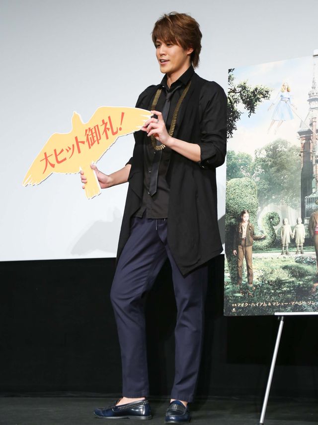 声優・宮野真守は牛乳と一緒に何でも食べられる！映画『ミス・ペレグリンと奇妙なこどもたち』イベントフォトギャラリー（7枚目）