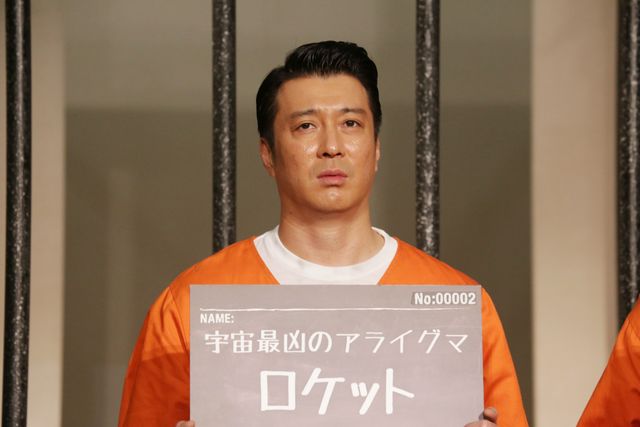 看守に連れてこられてイテテテ……『ガーディアンズ・オブ・ギャラクシー』牢獄アフレコイベントフォトギャラリー（4枚目）