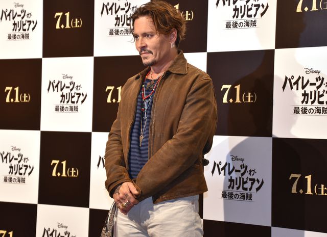 全身＆バックショットも！来日したジョニー・デップWEB合同取材フォトギャラリー（9枚目）