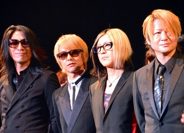 GLAY（左から）TAKURO、JIRO、HISASHI、TERU　（昨年6月撮影）