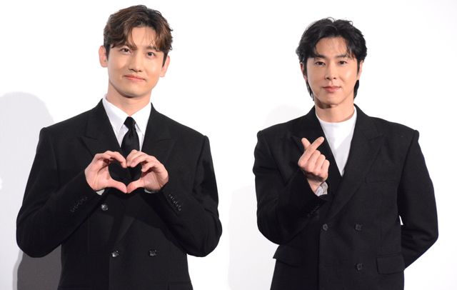 東方神起の舞台挨拶、すさまじい熱気！＜全身＆ソロあり＞：フォトギャラリー