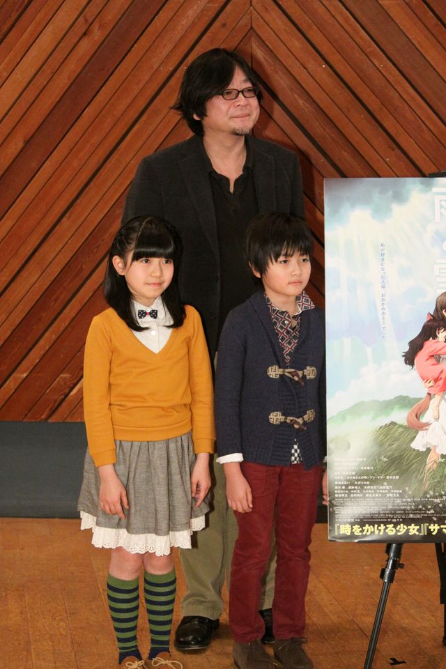 映画『おおかみこどもの雨と雪』のオーディオコメンタリー収録フォトギャラリー（3枚目）