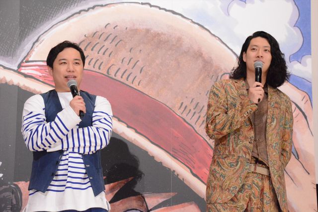 山田裕貴＆霜降り明星、田中真弓のサプライズ登壇に感動！映画『ONE PIECE FILM RED』公開記念舞台あいさつ～クラゲ海賊団の宴～（15枚目）