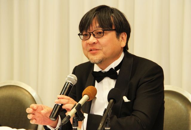 現地時間24日、第91回アカデミー賞授賞式直後の会見に登壇した細田守監督