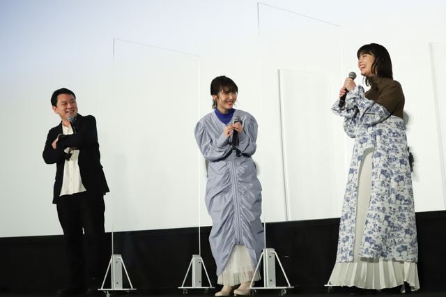 岸井ゆきの、浜辺美波、杉野遥亮が登壇！『やがて海へと届く』プレミア試写会（14枚目）