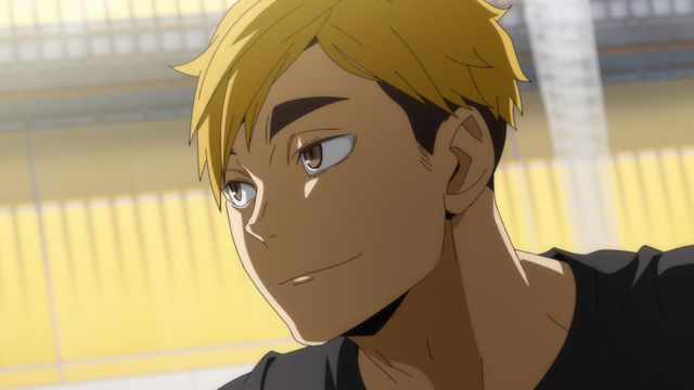 ネット越しのツッキー！「ハイキュー!!　TO THE TOP」第5話カット（2枚目）