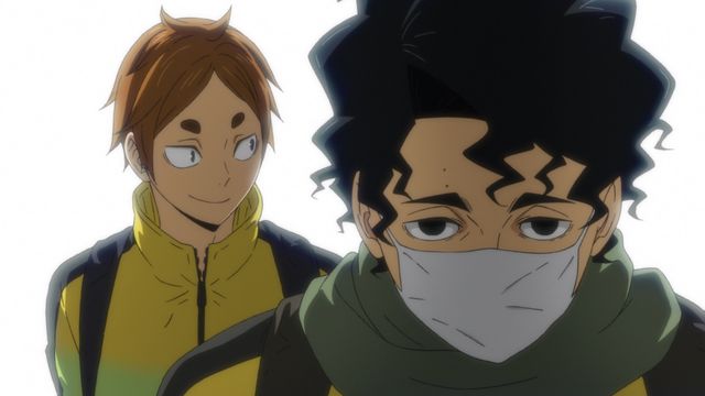 ネット越しのツッキー！「ハイキュー!!　TO THE TOP」第5話カット（3枚目）