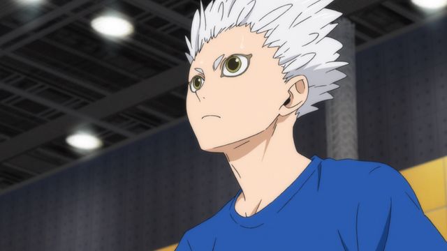 ネット越しのツッキー！「ハイキュー!!　TO THE TOP」第5話カット（4枚目）