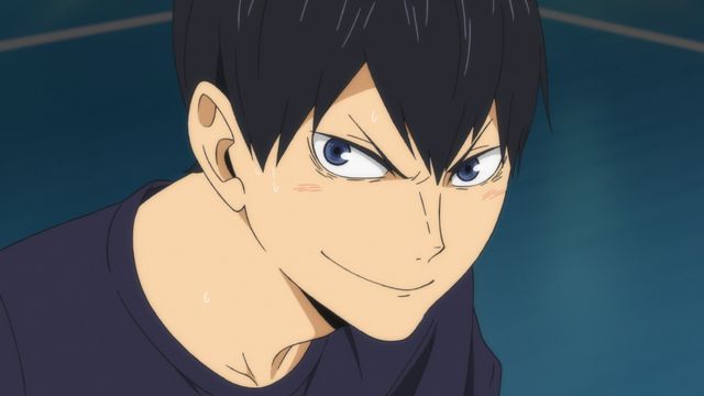 ネット越しのツッキー！「ハイキュー!!　TO THE TOP」第5話カット（5枚目）