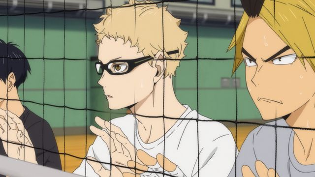 ネット越しのツッキー！「ハイキュー!!　TO THE TOP」第5話カット（6枚目）