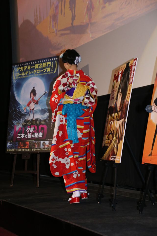 のんとKATANA！『KUBO／クボ　二本の弦の秘密』大ヒットトークイベントにて（5枚目）