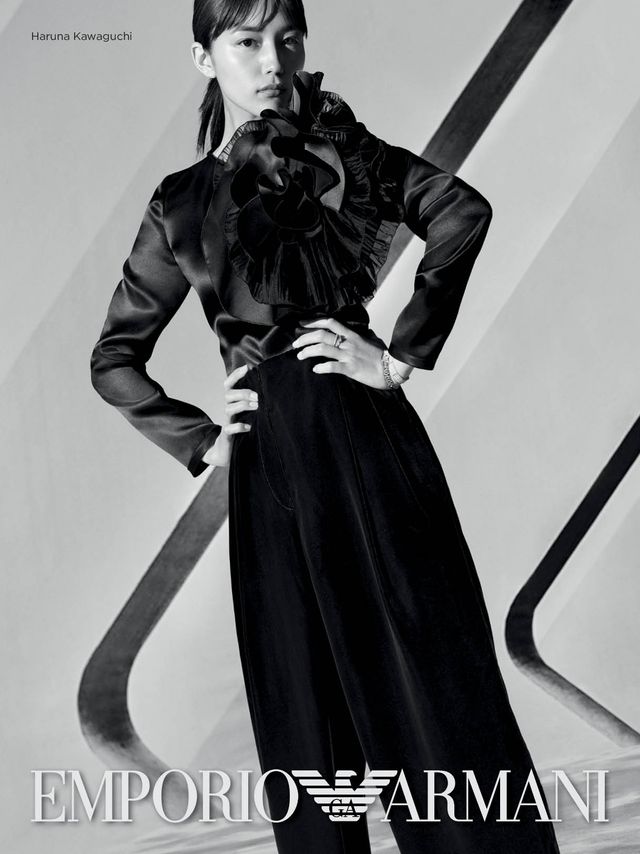 川口春奈、日本の女優11年ぶり！エンポリオ アルマーニ広告（4枚目）