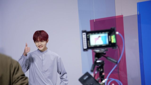 イケメン！INI出演CM「米肌 W クレンズ」篇メイキングカット（10枚目）