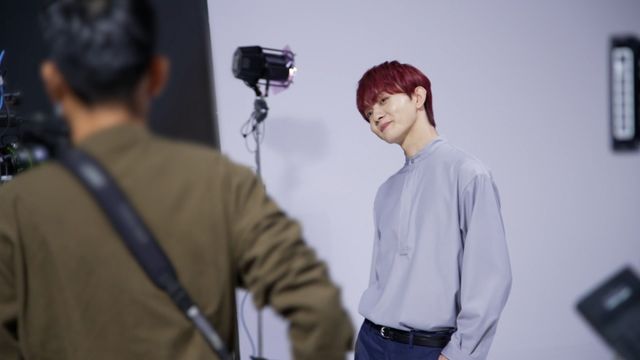 イケメン！INI出演CM「米肌 W クレンズ」篇メイキングカット（11枚目）