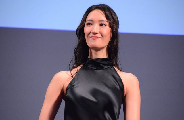 菜々緒、肩出し黒ドレスで阿部寛と登壇！『キャンドルスティック』ジャパンプレミア（8枚目）