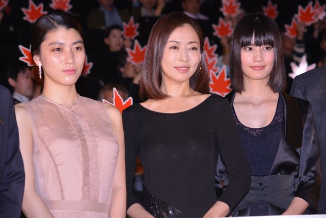 美女ぞろい！成海璃子×松雪泰子×橋本愛『古都』舞台あいさつフォトギャラリー：フォトギャラリー