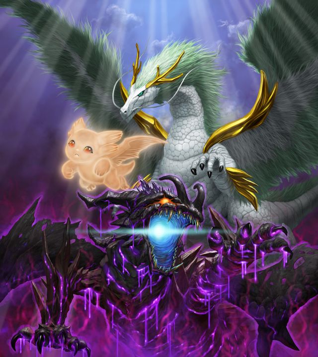 怪獣絵師・開田裕治が描いたドラゴンの劇中イラスト