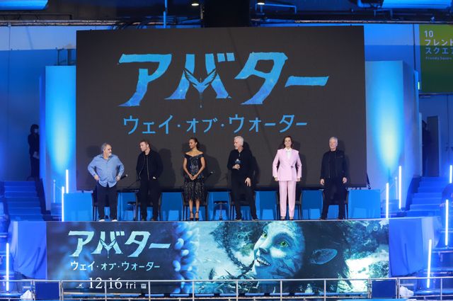 イルカたちが『アバター：ウェイ・オブ・ウォーター』キャストを歓迎！来日記者会見（9枚目）