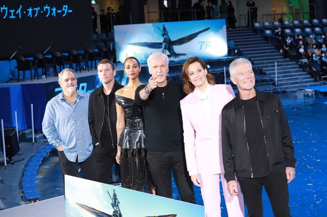 イルカたちが『アバター：ウェイ・オブ・ウォーター』キャストを歓迎！来日記者会見（24枚目）