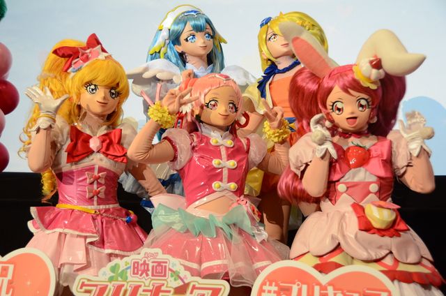 「HUGっと！プリキュア」キャスト集合！『映画　プリキュアスーパースターズ！』初日：フォトギャラリー