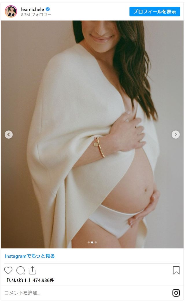 第2子妊娠！リア・ミシェルのマタニティフォト：フォトギャラリー