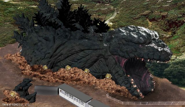 淡路島に全長1mの巨大ゴジラ 年夏オープン シネマトゥデイ