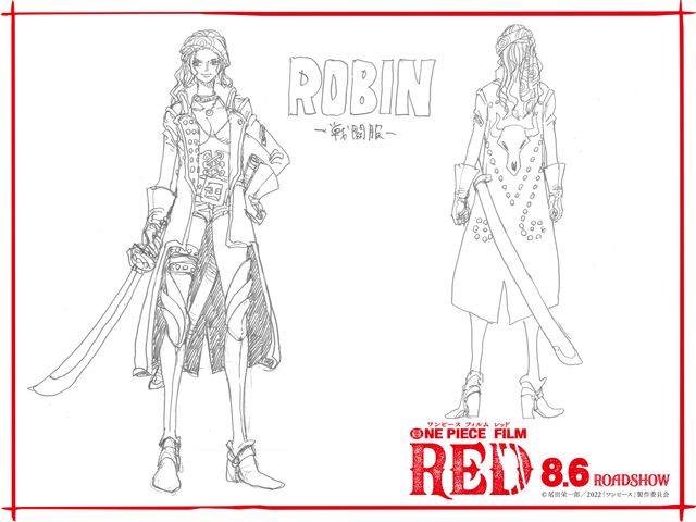 これが麦わらの一味の戦闘服！『ONE PIECE FILM RED』尾田栄一郎描き下ろし設定画（7枚目）