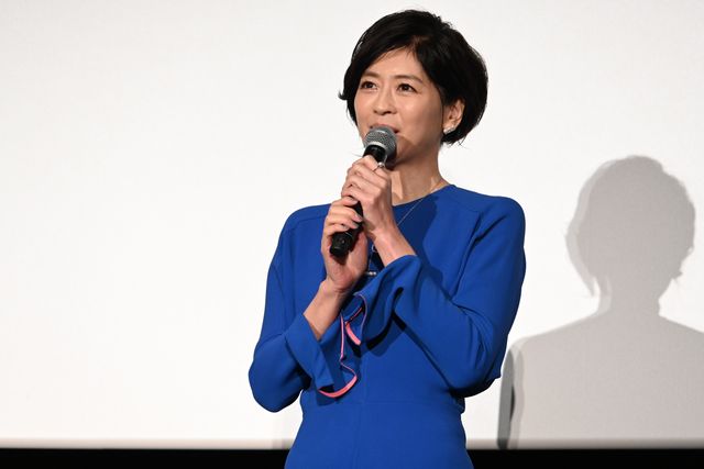 中山忍、ガメラファンと一緒に「令和ガメラ観たい」コール！『ガメラ　大怪獣空中決戦』復活上映記念舞台あいさつ（5枚目）