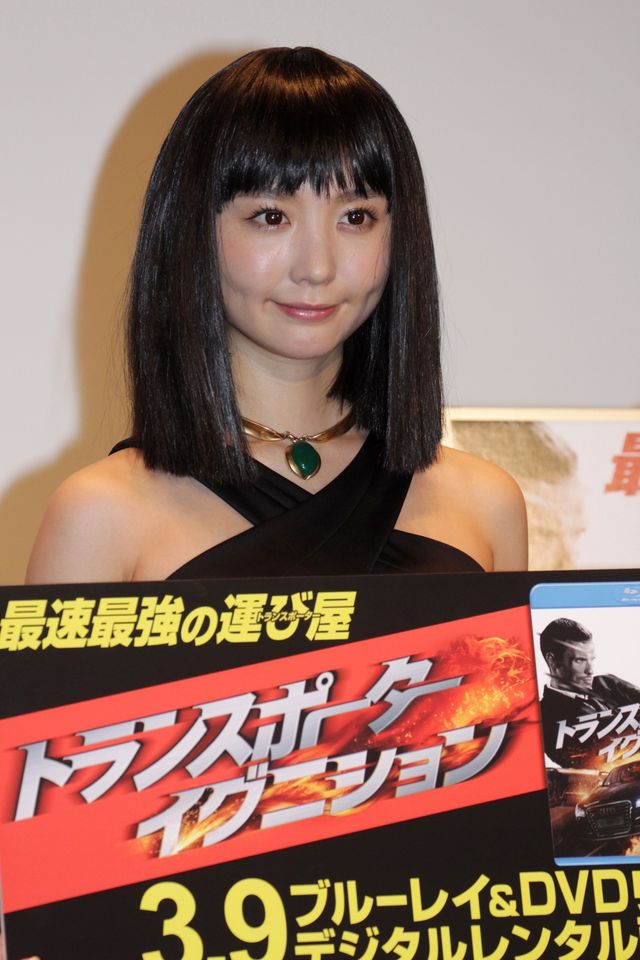 おのののか、大胆な黒ワンピ姿で登場！映画『トランスポーター　イグニション』ブルーレイ＆DVDリリース記念イベントギャラリー（6枚目）
