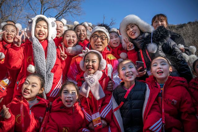 ジャッキー チェンが聖火リレー 万里の長城で シネマトゥデイ