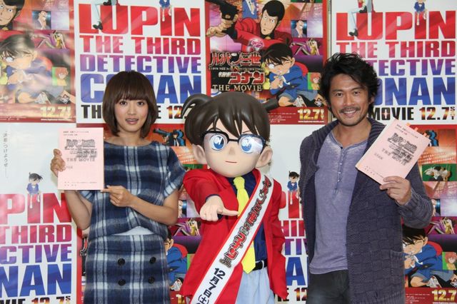 コナンがルパンの衣装で登場!映画『ルパン三世 VS 名探偵コナン』公開アフレコ 写真ギャラリー