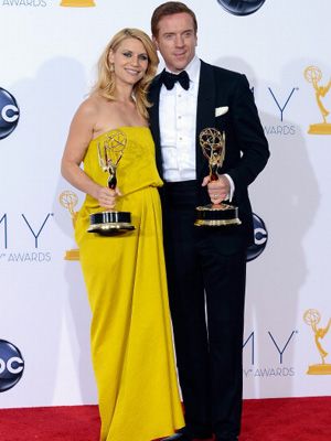 それぞれドラマ・シリーズ部門の主演女優賞と主演男優賞に輝いた、「HOMELAND」のクレア・デインズとダミアン・ルイス