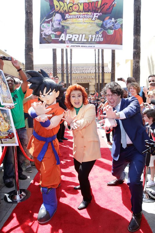 野沢雅子がハリウッドでカメハメ波!『ドラゴンボールZ 復活の「F」』LAプレミアフォトギャラリー:フォトギャラリー