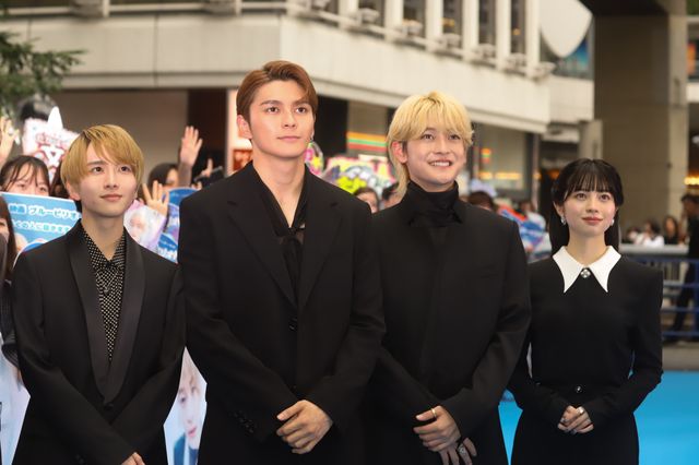 眞栄田郷敦、横顔も美しい…映画『ブルーピリオド』渋谷プレミア（3枚目）